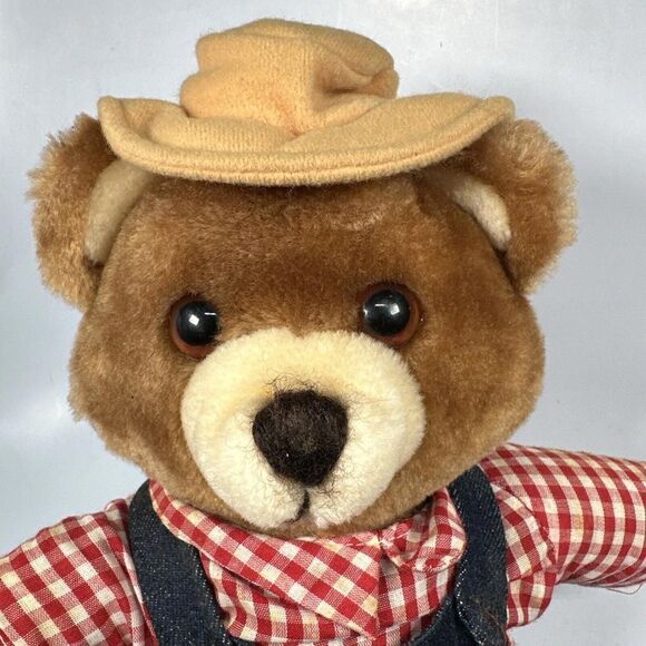 Vintage 1985 Dakin Del Monte | Brawny Bear Marketing Advertising Plush 10” - Picture 3 of 12